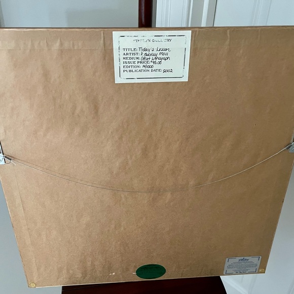 P. Buckley Moss Signed and Numbered Framed Lithograph - Picture 8 of 10